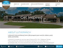 Tablet Screenshot of lutheranch.org